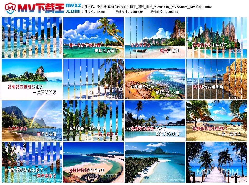 金南玲-我和我的吉他生锈了_国语_流行_MD501416